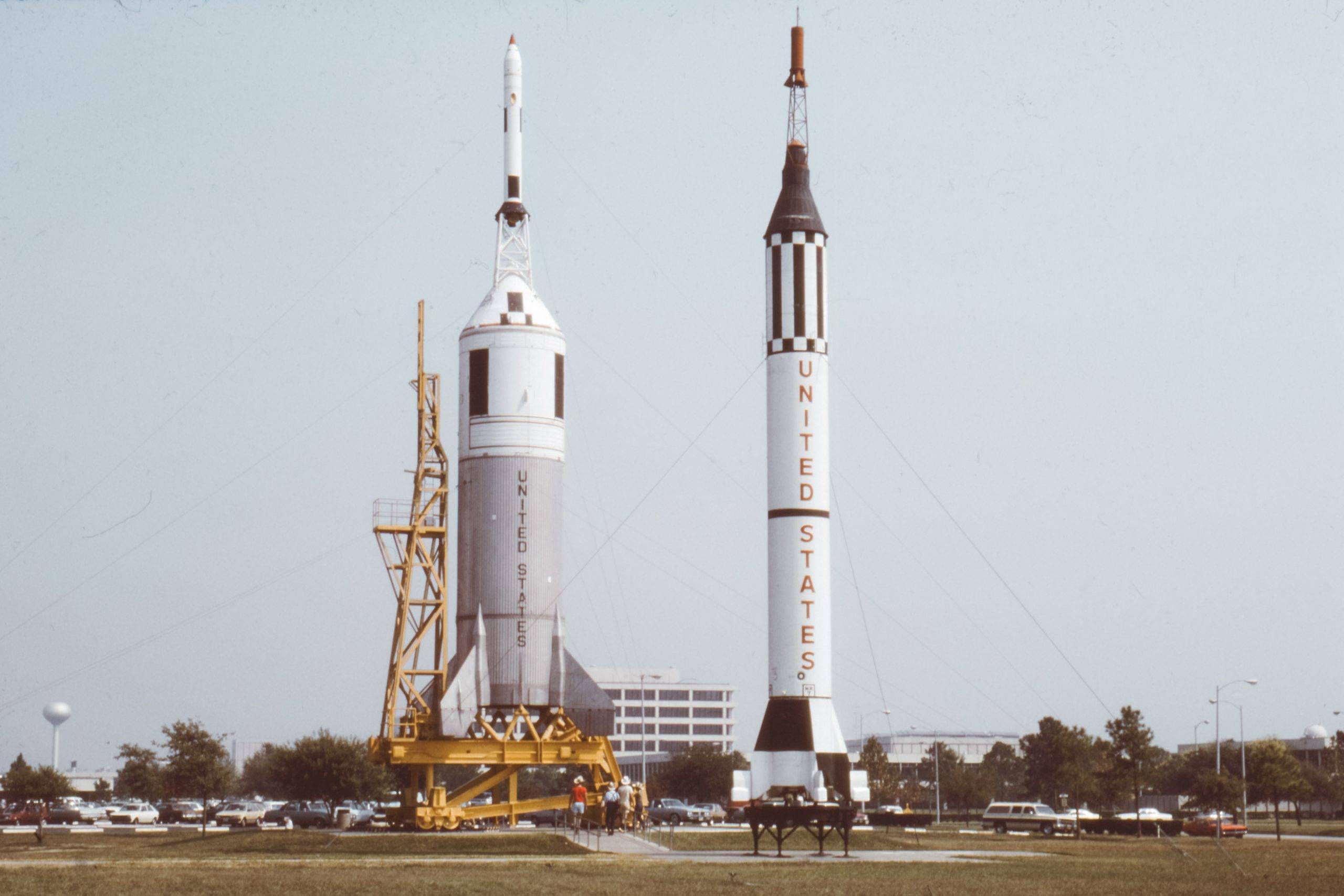 white and gray rocket during daytime