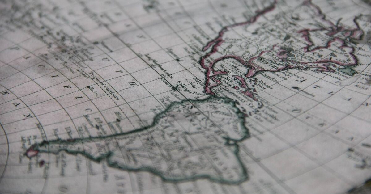 close-up photography of world map
